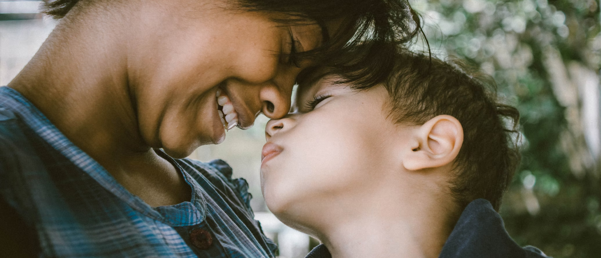 a man and a woman kissing